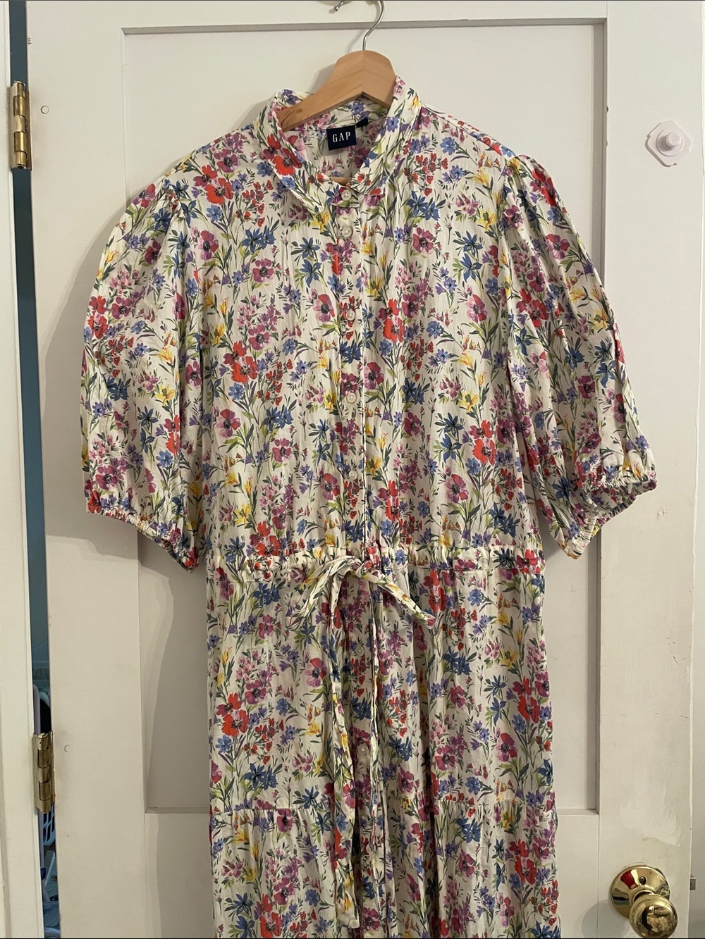 Gap Floral Shirt Dress XL Tall